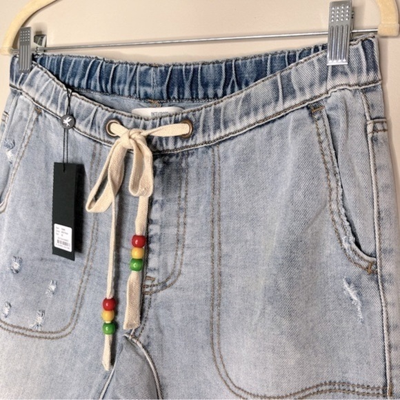 One Teaspoon Montana Shabbies Drawstring Boyfriend Pant, XS NWT - Picture 4 of 8